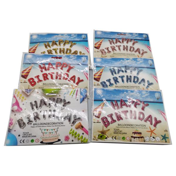 Inflatable PET Foil Banner Balloons For Birthday Party