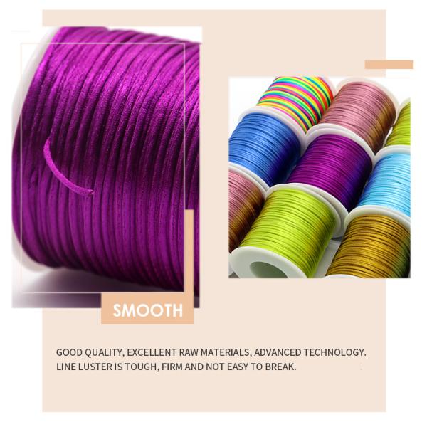 Сделайте самостоятельно браслет, чтобы найти корейский васковый хлопковый шнур и васковую нить