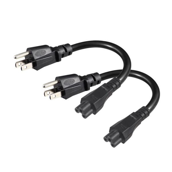 Cable de alimentación JIS C 8303 a IEC C5 125V 10A para portátiles