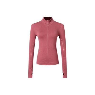 Revestimento do exercício das mulheres de Custom Logo Full Zip Athletic Jacket do fabricante da fábrica do Oem