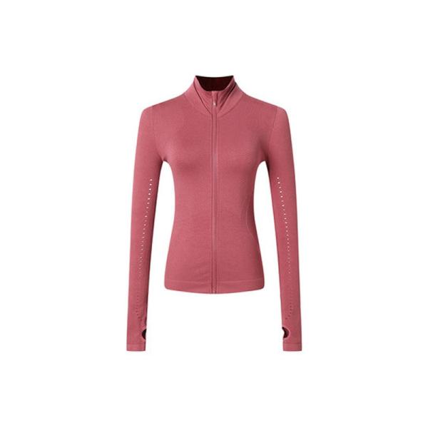 Revestimento do exercício das mulheres de Custom Logo Full Zip Athletic Jacket do fabricante da fábrica do Oem