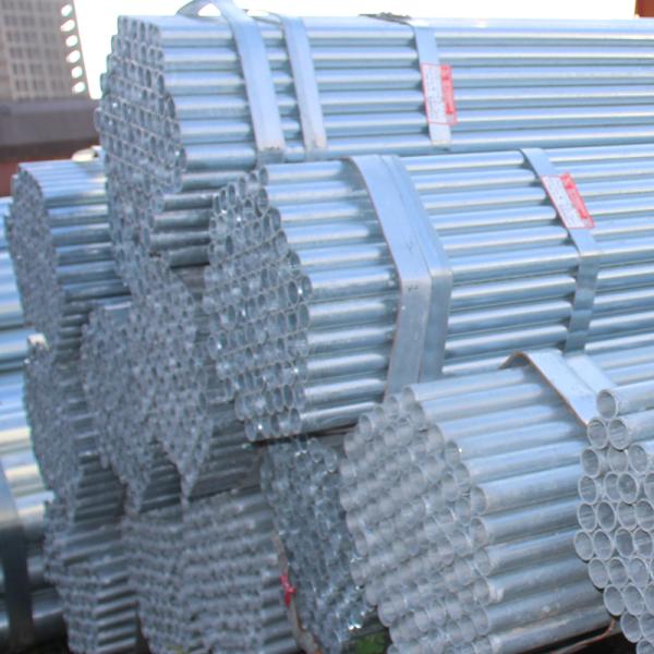 Горяче погруженный безшовный оцинкованный круглый стальной трубки ASTM A106 Sch 40 ERW GI железной трубы