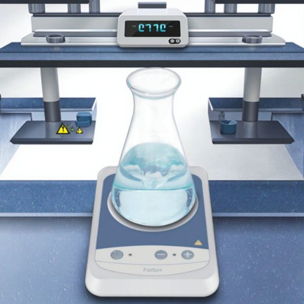 Ultra Flat Stirrer 15rpm - 1500rpm Compact Magnetic Stirrer 0.8L Capacity