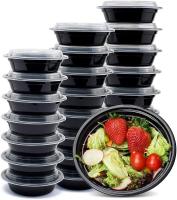 Contenants alimentaires en plastique jetables réutilisables lave-vaisselle coffre à emporter boîte à micro-ondes
