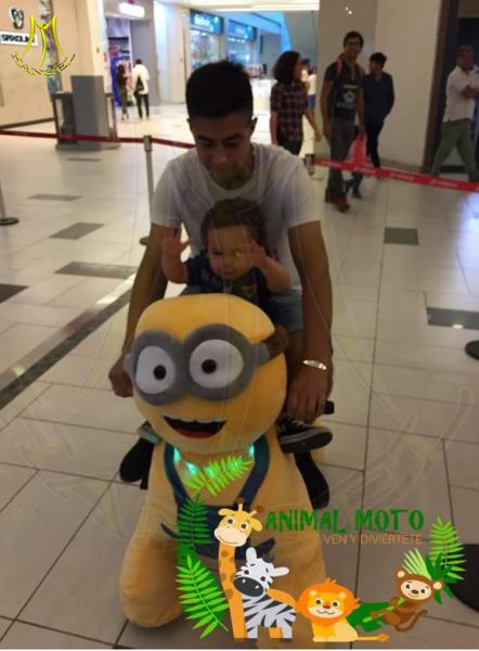 Hansel battery operated ride animals electronic rider toy bike plush toy animals