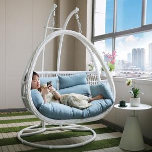 屋外 庭 バルコニー パティオ 吊り椅子 ラタン 家具 カスタマイズされた色