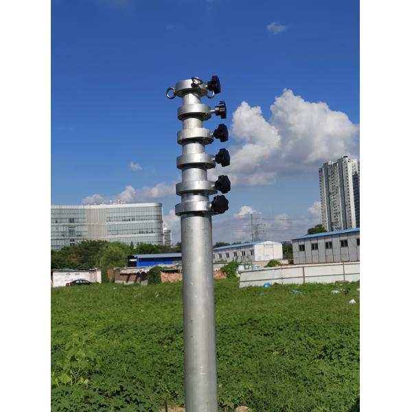 30 Ft Telescopic Antenna Mast Aluminum Hand Push Up 9m Antenna Mast Telescoping Mast