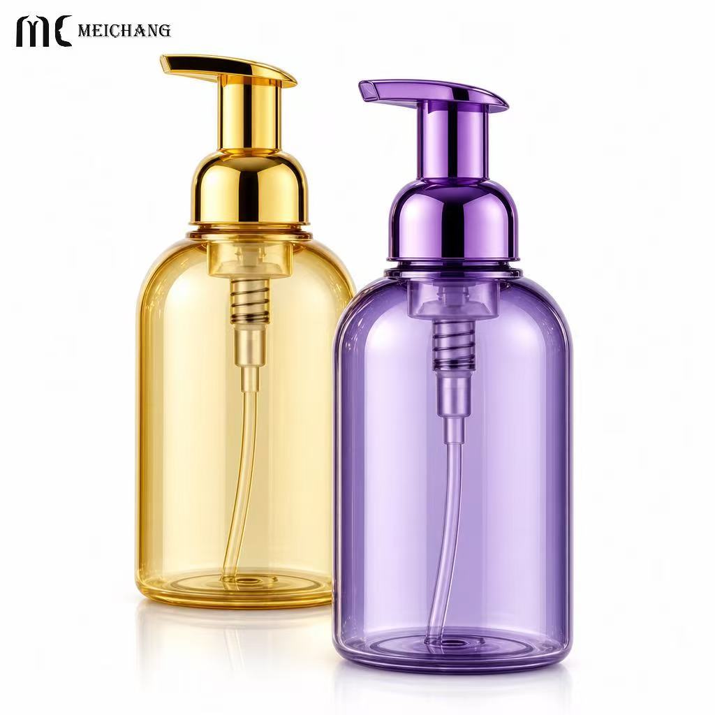 600ml PET Foaming Pump Bottle for Foaming Hand Soap Packaging(MC-1803)