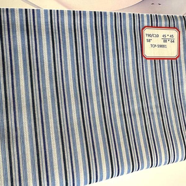 TC 90/10 Plain Poly Cotton 45*45 88*64 Pocket Fabric Warp Density 88