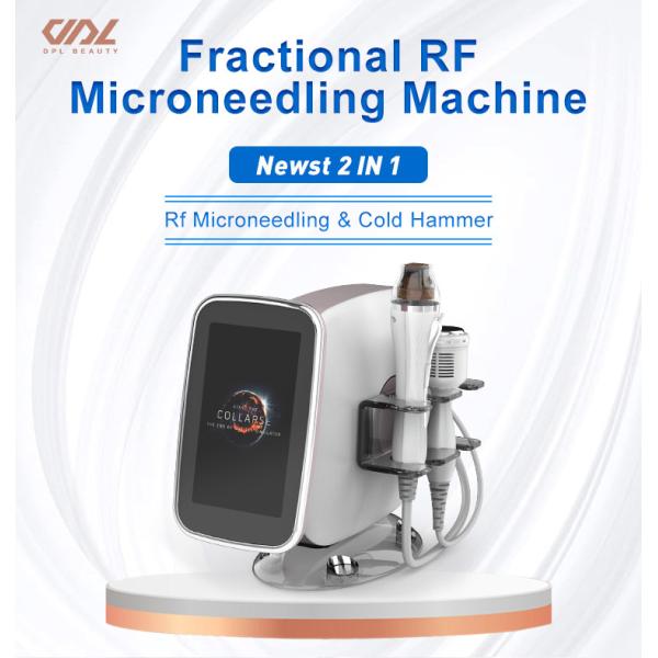 MJ0002 200w Multifunction 2 In 1 Insulated Needle With RF Miconeedle Portable Facial Skin Tightening RF output