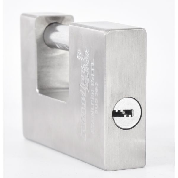Rarlux Top Security European Heavy Duty Stainless Steel Padlock Top Security Rectangular Padlock
