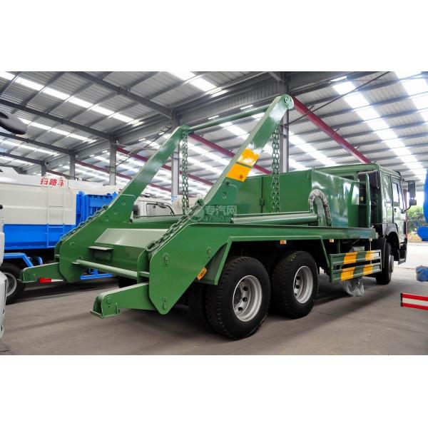 Cheap price SINOTRUK HOWO 6x4 hook lift garbage truck