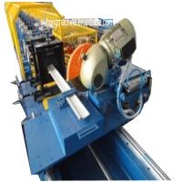 11KW PLC Shutter Door Metal Forming Machine 70mm With Chain Transmission