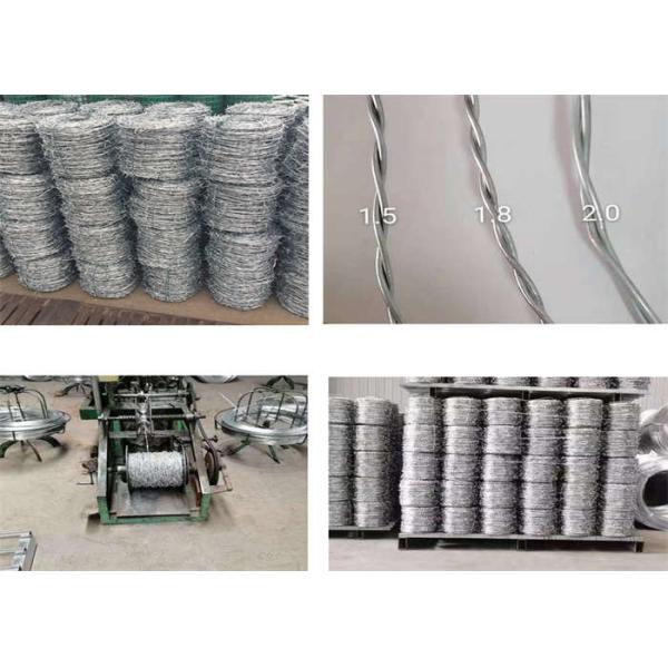 Anti Corrosion Galvanized Razor Mesh Fence 75X150mm Barbed Wire Mesh Fencing