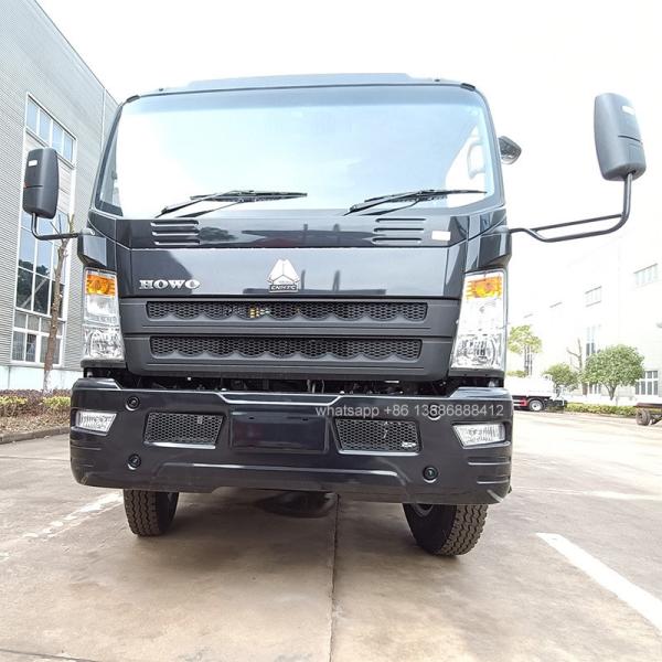 Hubei Low-Cost  6-Ton HOWO  4*2 Hydraulic Wrecker Truck  with 40KN Winch 5mm Steel Plate