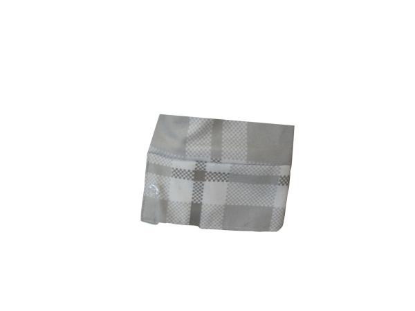 180G 100% Cotton Flannel Checked Shirt Off White & Gray Color