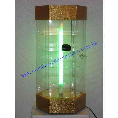 Acrylic display stand with LED light manufacture