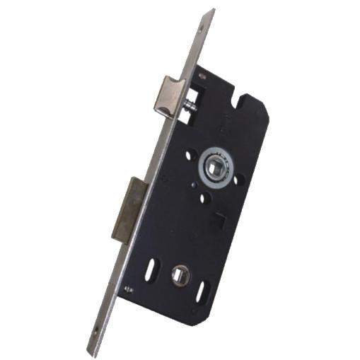Steel Lock Body Outside Security Rim Lock With Zinc Alloy Dead Bolt And Hole