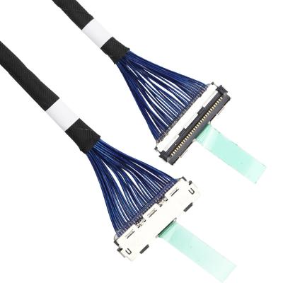 ISO14001 Approval Wire Coaxial Cable Df80d-30p-0.5sd HRS Assembly