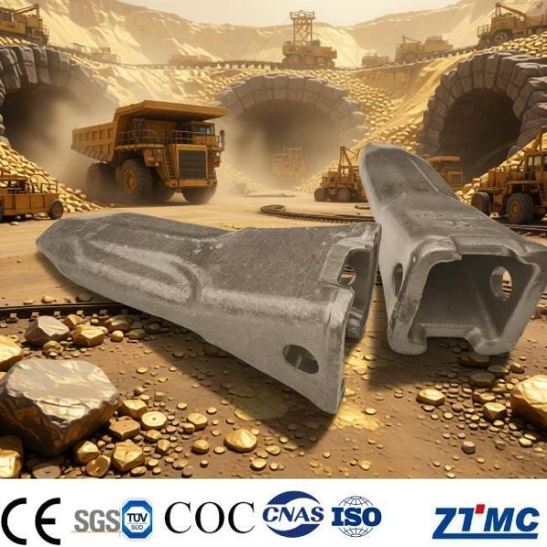 Low Carbon Steel Excavator Bucket Teeth 27131217 For Doosan DH220
