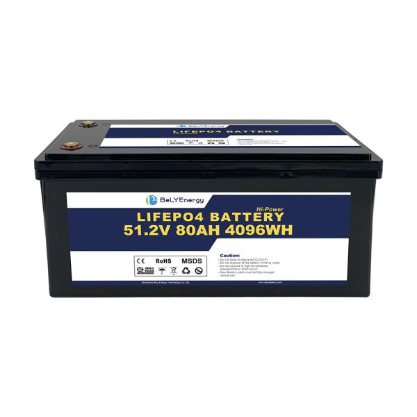 Batterie au lithium 48v 80ah Lifepo4 pour bateaux et sous-marins
