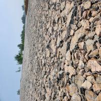 Pared de piedra galvanizada de malla de gabión para proyectos de ingeniería civil y arquitectura
