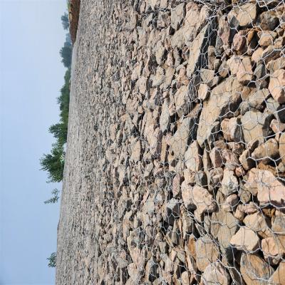 Paroi en pierre galvanisée en gabion pour les projets de génie civil et d'architecture
