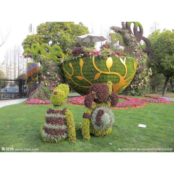 HAIHONG Beautiful Plants And Flowers Topiary Sculpture Fashionable