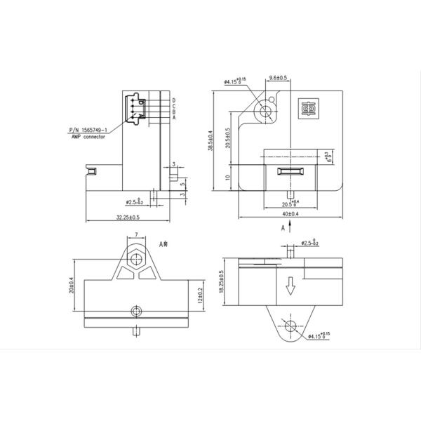 transductores actuales de 1200A 5V para la medida exacta actual de la CA