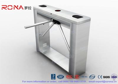 Tripé de aço inoxidável biométrico do torniquete com sistema do controlo de acessos do RFID