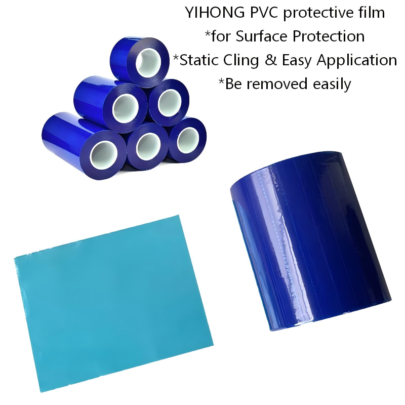 Clear PVC Protective Film for Temporary Protection of Glass Metal Acrylic Plastic and Smooth Surfaces Against Scratches Dust Dirt and Damage