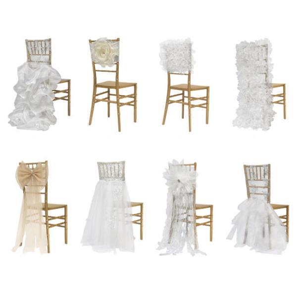 Chaise de banquet en métal empilable pour mariages et événements