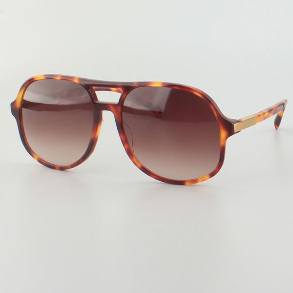 Double Bridges Acetate Polarized Sunglasses For Men / Women