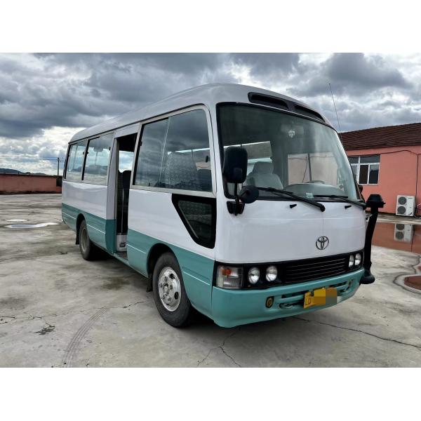 Используемый автобус 6m каботажного судна двигателя дизеля автобуса 14B каботажного судна Тойота подержанный 26 мест