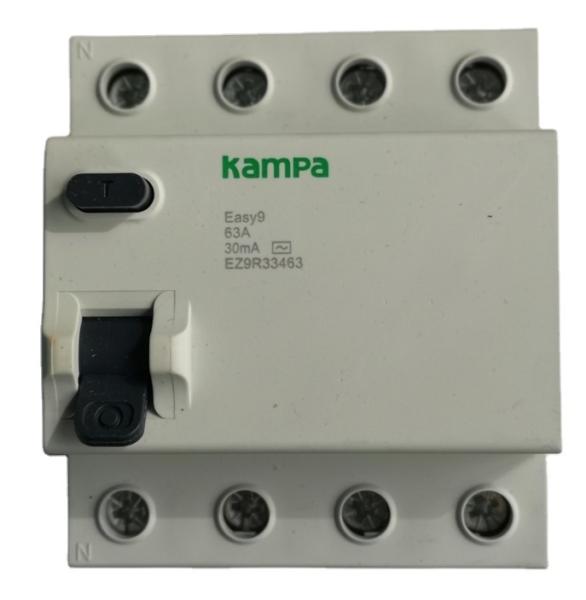 High quality EZ9R56425 Easy9 4 pole 25A 100mA RCD/ELCB/RCCB