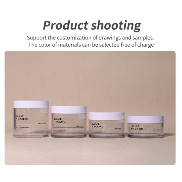 150g 200g PET Bouteilles cosmétiques / Contenants vides pour soins de la peau Cosmétiques pour la crème corporelle