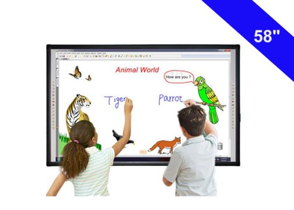 58 Digital Touch Screen Interactive Whiteboard In The Classroom USB Cable Power Supply