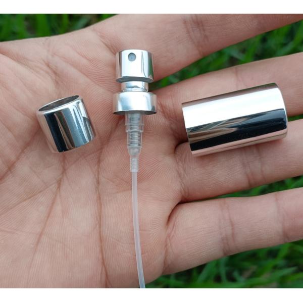 MSDS Crimp Cap Silver Perfume Square Bottle 50ml Gold Plated