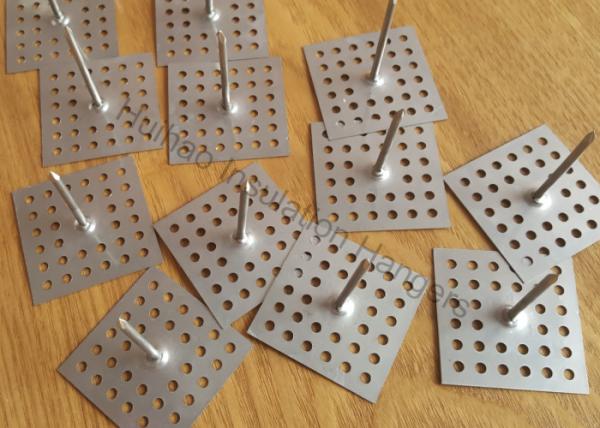 Steel Perforated Base  Insulation Pins Fix Insulation Rough Surface12Ga Dia 63.5mm