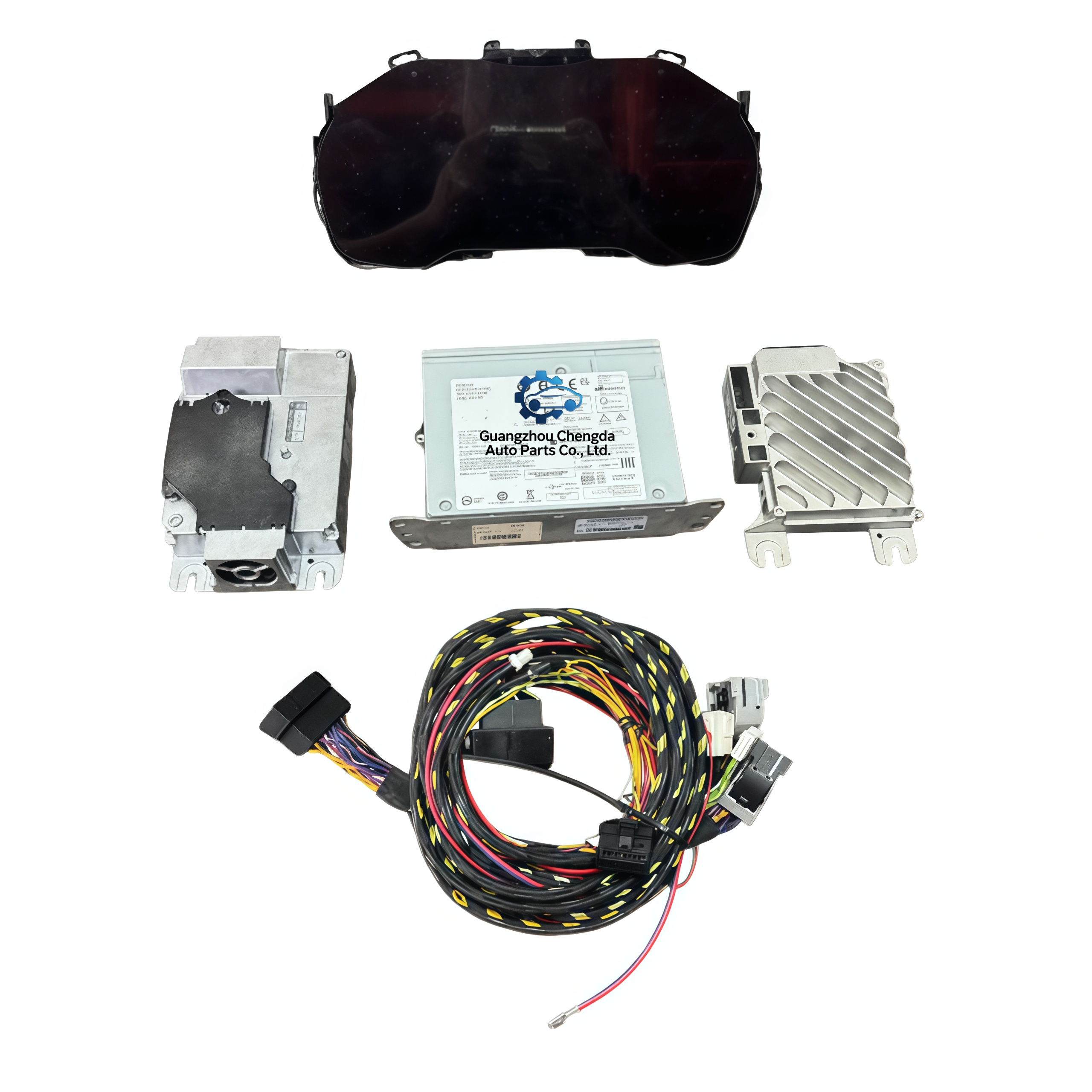 For BMW 5/7 Series G30 G31 G12 Full ID6-ID7 Upgrade Kit with Harman Kardon Audio MGU Infotainment System LCD Dashboard