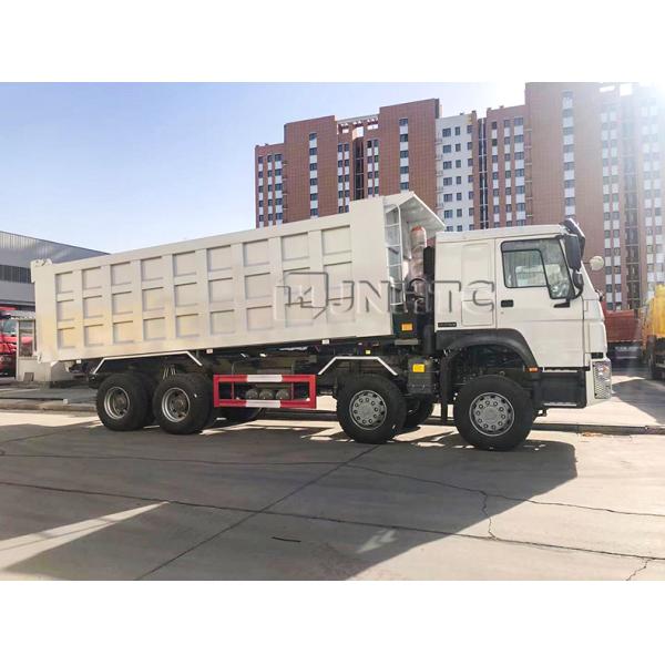 HOWO 8x4 Euro2 371hp Heavy Tipper Trucks With 7.2m Cargo Body