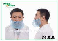 Couverture de barbe non tissée légère jetable à double élastique utilisée dans l'industrie alimentaire