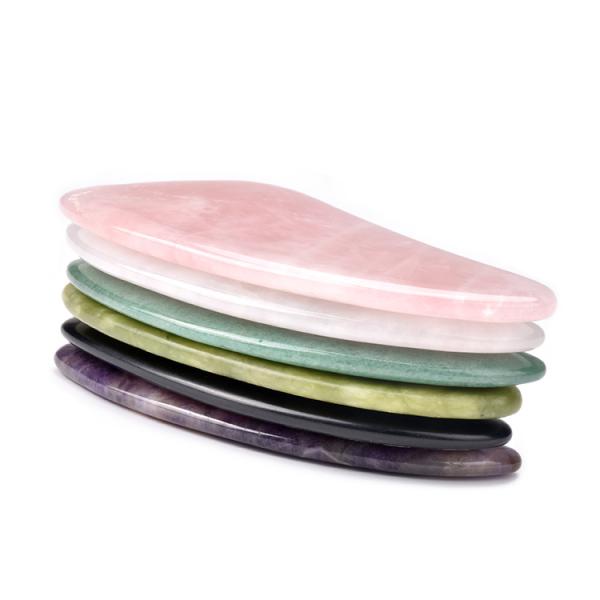 Подгонянный камень Gua Sha нефрита