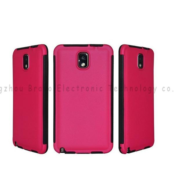 Samsung cover,PET touch screen protector case for samsung note 3,PET+TPU+PC,anti-radiation