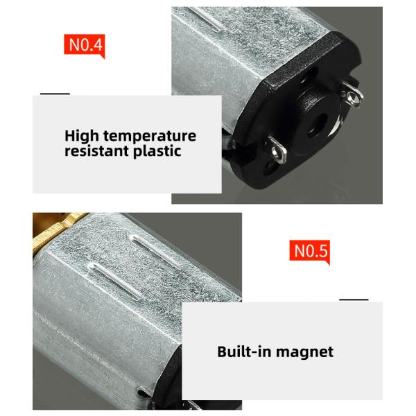 Вращающий момент 6V взрывозащищенного мотора шестерни червя DC высокий почистил мотор щеткой шестерни Dc