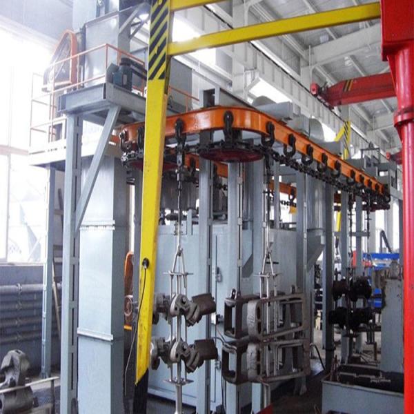 Overhead Chain Hanger Type Shot Blasting Machine Industrial Shot Blaster High Efficiency