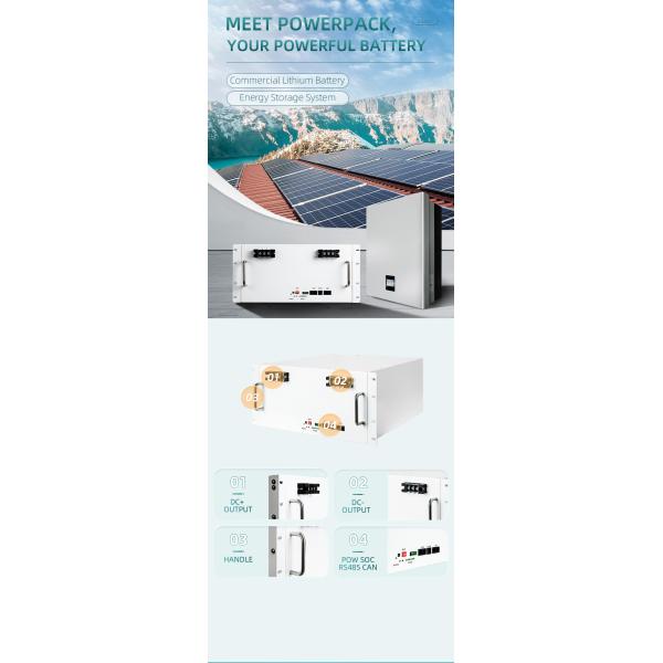 длительный цикл батареи 6U 51.2V 200Ah 48V Lifepo4 для базовой станции телекоммуникаций