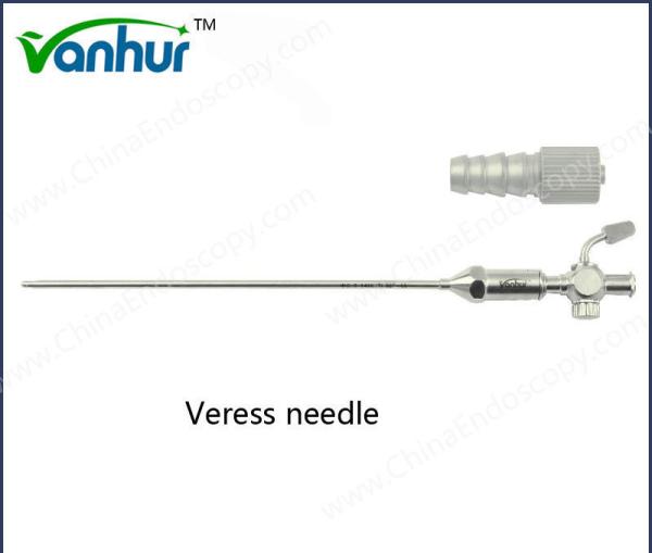 ODM Acceptable Surgical Instruments Laparoscopic Veress Needle with CE Certification