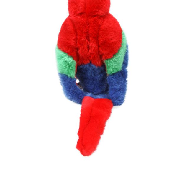 Polyester Fiber Stuffing Bright Red Macaw Stuffed Animal Gift For Kids plush toys