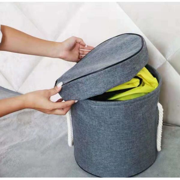 Toy Storage Bag with large play mat Kids Organizer Baskets with removable play mat  Indoor & Outdoor toy Quick Collapsible Bin